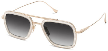 DITA FLIGHT. 006 7806-V-WHT-GLD-52BLK-BLK-52 52-22-144